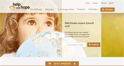 Desktop Screenshot of helpandhope-stiftung.com